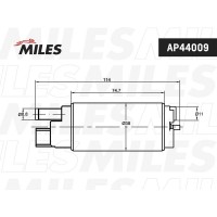AP44009 MILES Паливний насос