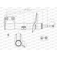 SAB8105.31 OPEN PARTS Амортизатор