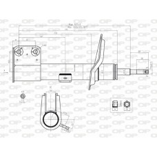 SAB8105.31 OPEN PARTS Амортизатор