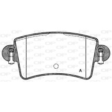 BPA0833.00 OPEN PARTS Комплект гальмівних колодок дисковий гальм