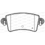 BPA0833.00 OPEN PARTS Комплект гальмівних колодок дисковий гальм