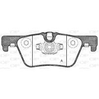 BPA1476.00 OPEN PARTS Комплект гальмівних колодок дисковий гальм