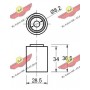 03.80486 AUTOKIT Паразитный / Ведущий ролик, Зубчастий ремінь