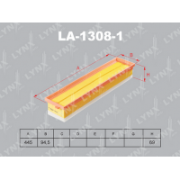 LA-1308-1 LYNXauto Повітряний фільтр