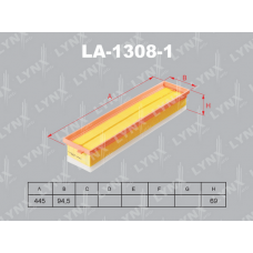 LA-1308-1 LYNXauto Повітряний фільтр