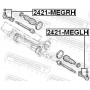 2421-MEGRH FEBEST Наконечник поперечної кермової тяги