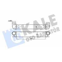 344850 KALE OTO RADYATÖR Интеркулер