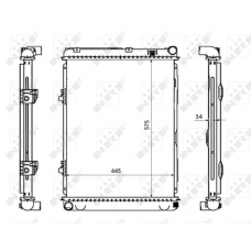 WG1722669 WILMINK GROUP Радіатор охолодження двигуна