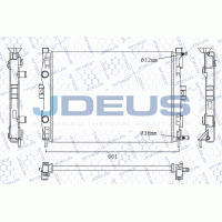 M-0230700 JDEUS Радіатор охолодження двигуна