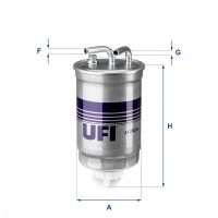 24.382.00 UFI Паливний фільтр