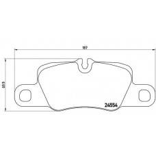P 65 020 BREMBO КомплеК т гальмівних колодок, дискове гальмо