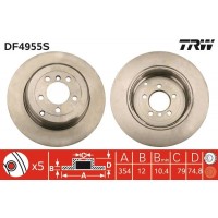 DF4955S TRW Гальмівний диск