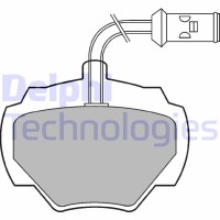 LP475 DELPHI Комплект гальмівних колодок дисковий гальм