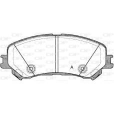 BPA1318.20 OPEN PARTS Комплект гальмівних колодок дисковий гальм
