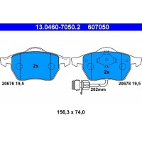 13.0460-7050.2 ATE Комплект гальмівних колодок дисковий гальм