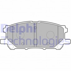 LP1823 DELPHI Комплект гальмівних колодок дисковий гальм