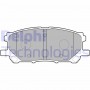 LP1823 DELPHI Комплект гальмівних колодок дисковий гальм