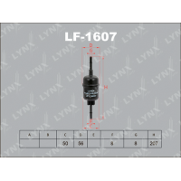 LF-1607 LYNXauto Паливний фільтр