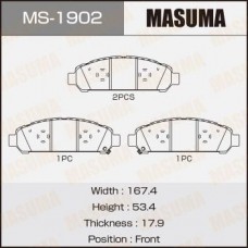 MS-1902 MASUMA Комплект гальмівних колодок