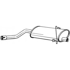 215-761 BOSAL Середній глушник вихлопних газів