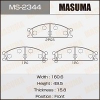 MS-2344 MASUMA Комплект гальмівних колодок