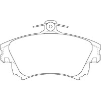 FP3404 FIT Комплект гальмівних колодок дисковий гальм