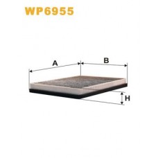 WP6955 WIX FILTERS Фільтр повітря у внутрішньому просторі