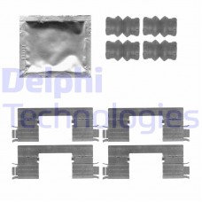 LX0538 DELPHI Комплектуючі колодки дискового гальма