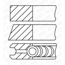 08-450500-00 GOETZE ENGINE Комплект поршневих кілець
