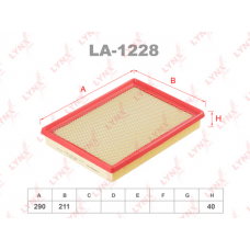 LA-1228 LYNXauto Повітряний фільтр