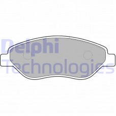 LP2010 DELPHI Комплект гальмівних колодок дисковий гальм
