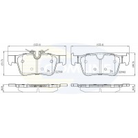 CBP02375 COMLINE КомплеК т гальмівних колодок, дискове гальмо