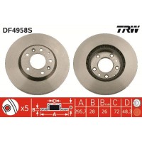 DF4958S TRW Гальмівний диск