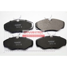 DBP1515 DYNAMATRIX Комплект гальмівних колодок дисковий гальм