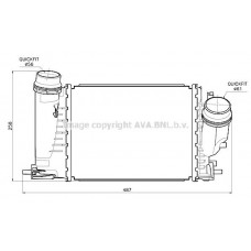 RT4684 AVA QUALITY COOLING Интеркулер