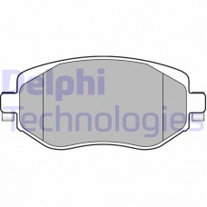LP3306 DELPHI Комплект гальмівних колодок дисковий гальм