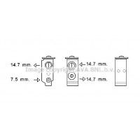 HY1385 AVA QUALITY COOLING Розширювальний клапан кондиціонера