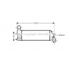 PE4261 AVA QUALITY COOLING Интеркулер