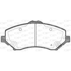 BPA1259.02 OPEN PARTS Комплект гальмівних колодок дисковий гальм