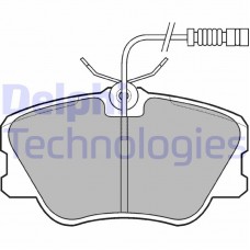 LP608 DELPHI КомплеК т гальмівних колодок, дискове гальмо