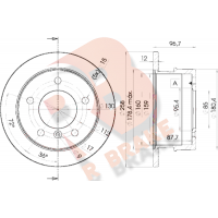 78RBD10184 R BRAKE Гальмівний диск