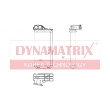 DR72943 DYNAMATRIX Теплообмінник обігрів салону