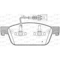 BPA1440.01 OPEN PARTS Комплект гальмівних колодок дисковий гальм