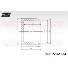 72961004 MAXTECH Поршень корпус скоби гальма