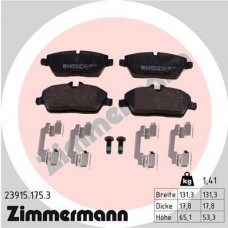 23915.175.3 ZIMMERMANN Комплект гальмівних колодок дисковий гальм