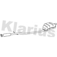 270574 KLARIUS Глушник вихлопних газів кінцевий