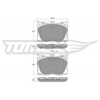 TX 18-75 TOMEX Brakes Комплект гальмівних колодок дисковий гальм