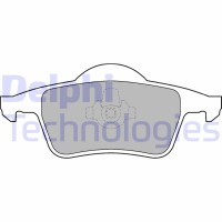 LP1504 DELPHI Комплект гальмівних колодок дисковий гальм