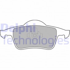 LP1504 DELPHI Комплект гальмівних колодок дисковий гальм