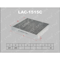 LAC-1515C LYNXauto Фільтр повітря у внутрішньому просторі